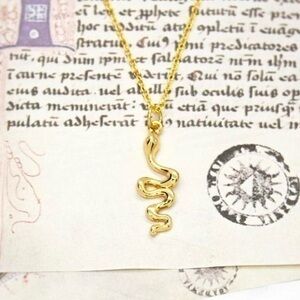 Gold Snake Necklace